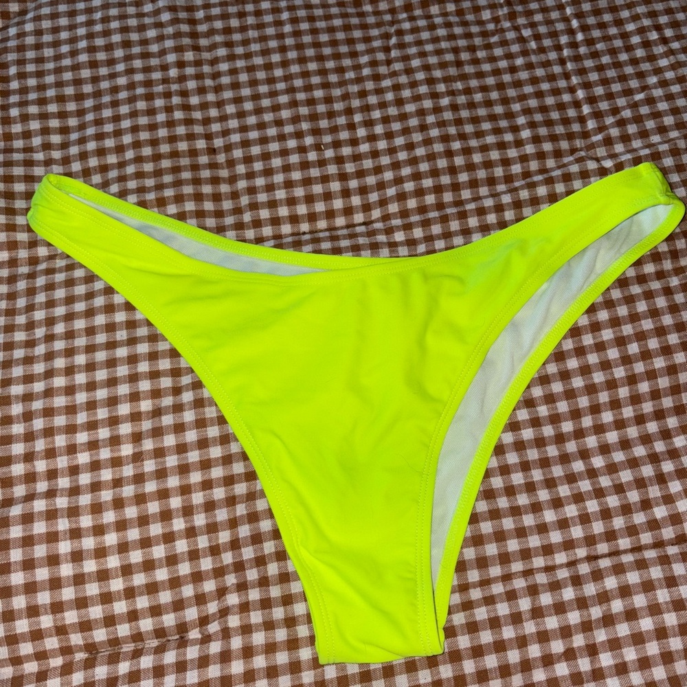 Neon Yellow Bikini Bottom
